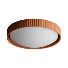 Load image into Gallery viewer, Souffle LED Flush Mount Ceiling Light in Terra Cotta (Large).
