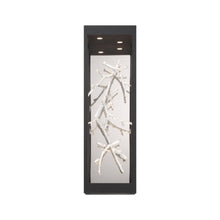 Load image into Gallery viewer, Aerie LED Wall Light in Black/Silver (Small).
