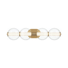 Load image into Gallery viewer, Atomo LED Wall Light in Gold (4-Light).
