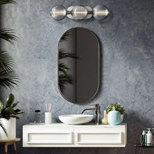 Load image into Gallery viewer, Atomo LED Wall Light in bathroom.
