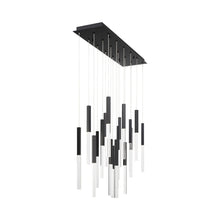 Load image into Gallery viewer, Benicio LED Rectangle Chandelier in Detail.
