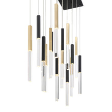 Load image into Gallery viewer, Benicio LED Rectangle Chandelier in Detail.
