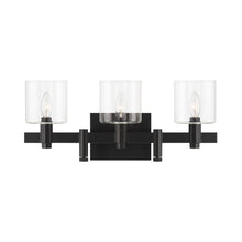 Load image into Gallery viewer, Decato Wall Light in Matte Black (3-Light).
