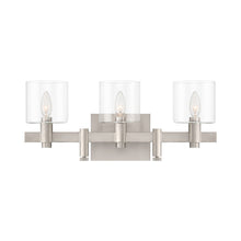 Load image into Gallery viewer, Decato Wall Light in Satin Nickel (3-Light).
