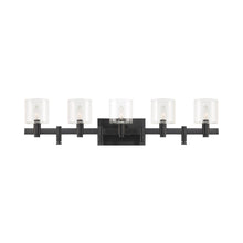 Load image into Gallery viewer, Decato Wall Light in Matte Black (5-Light).
