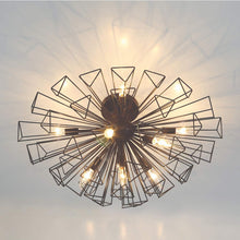 Load image into Gallery viewer, Dendelio Semi Flush Mount Ceiling Light in Detail.
