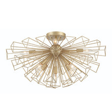 Load image into Gallery viewer, Dendelio Semi Flush Mount Ceiling Light in Detail.
