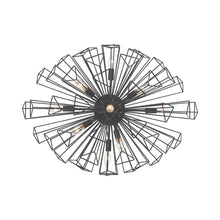 Load image into Gallery viewer, Dendelio Semi Flush Mount Ceiling Light in Detail.

