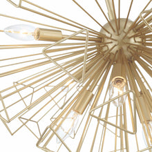 Load image into Gallery viewer, Dendelio Semi Flush Mount Ceiling Light in Detail.
