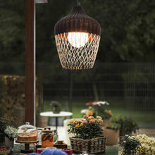 Load image into Gallery viewer, Hannha Outdoor Pendant Light in Outside Area.

