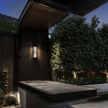 Load image into Gallery viewer, Savron Outdoor LED Wall Light in Outside Area.
