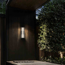Load image into Gallery viewer, Savron Outdoor LED Wall Light in Outside Area.
