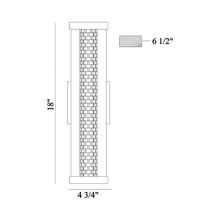 Load image into Gallery viewer, Savron Outdoor LED Wall Light - line drawing.
