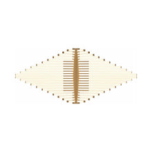 Load image into Gallery viewer, Seraph LED Semi Flush Mount Ceiling Light in Detail.
