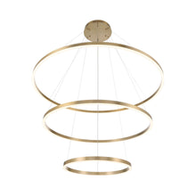 Load image into Gallery viewer, Spunto LED Multi Tier Chandelier in Gold.
