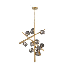 Load image into Gallery viewer, Thorah LED Chandelier in Gold (Large).
