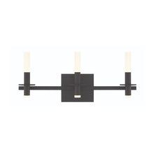 Load image into Gallery viewer, Torna LED Vanity Wall Light in Black (3-Light).
