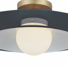 Load image into Gallery viewer, Welsh LED Flush Mount Ceiling Light in Detail.
