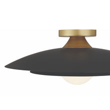 Load image into Gallery viewer, Welsh LED Flush Mount Ceiling Light in Detail.
