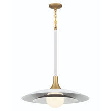 Load image into Gallery viewer, Welsh LED Pendant Light in White (Large).
