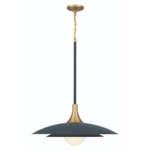 Load image into Gallery viewer, Welsh LED Pendant Light in Blue (Large).
