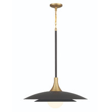 Load image into Gallery viewer, Welsh LED Pendant Light in Black (Large).
