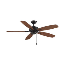 Load image into Gallery viewer, Aire Deluxe Indoor Ceiling Fan in Dark Bronze (Cherry/Dark Walnut) (Without Light Kit).
