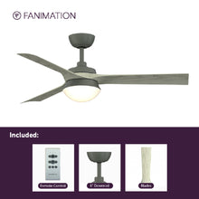 Load image into Gallery viewer, Barlow Indoor / Outdoor LED Ceiling Fan in Detail.
