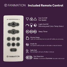 Load image into Gallery viewer, Brawn Indoor / Outdoor LED Ceiling Fan in Detail.
