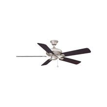 Load image into Gallery viewer, Edgewood Outdoor Ceiling Fan in Brushed Nickel (52-Inch).
