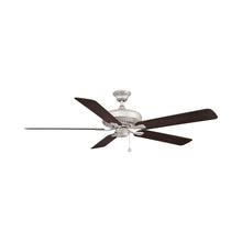 Load image into Gallery viewer, Edgewood Outdoor Ceiling Fan in Brushed Nickel (60-Inch).
