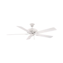 Load image into Gallery viewer, Edgewood Outdoor Ceiling Fan in Matte White (60-Inch).
