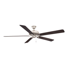 Load image into Gallery viewer, Edgewood Outdoor Ceiling Fan in Brushed Nickel (72-Inch).
