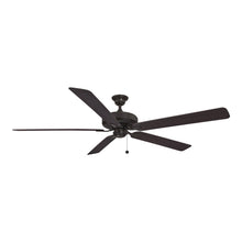 Load image into Gallery viewer, Edgewood Outdoor Ceiling Fan in Dark Bronze (72-Inch).
