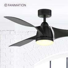 Load image into Gallery viewer, Klear Indoor / Outdoor LED Ceiling Fan in Detail.
