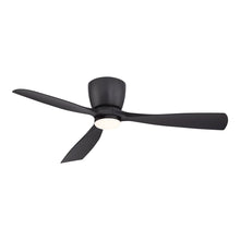 Load image into Gallery viewer, Klinch Outdoor LED Ceiling Fan in Black (52-Inch).
