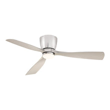 Load image into Gallery viewer, Klinch Outdoor LED Ceiling Fan in Brushed Nickel (52-Inch).
