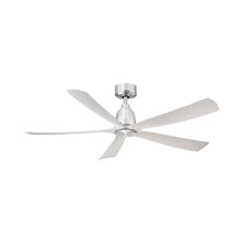 Load image into Gallery viewer, Kute5 Outdoor Ceiling Fan in Brushed Nickel (Brushed Nickel Blade).
