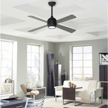 Load image into Gallery viewer, Kwad Indoor LED Ceiling Fan in living room.
