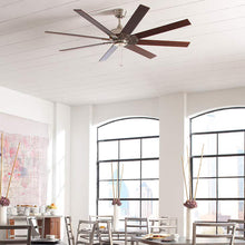 Load image into Gallery viewer, Levon Indoor Ceiling Fan in restaurant.
