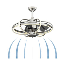Load image into Gallery viewer, Obvi Indoor LED Ceiling Fan in Detail.
