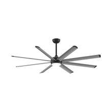 Load image into Gallery viewer, Stellar Outdoor LED Ceiling Fan in Black (Silver with Black Accents) (72-Inch).
