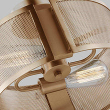 Load image into Gallery viewer, Axel Semi Flush Mount Ceiling Light in Detail.
