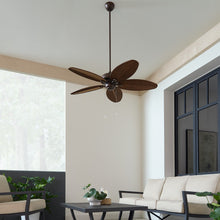 Load image into Gallery viewer, Cruise Outdoor Ceiling Fan in Outside Area.
