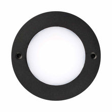 Load image into Gallery viewer, Disk Light 3W 12V 180 lumens 3000K 90 CRI LED Bulb in Black.
