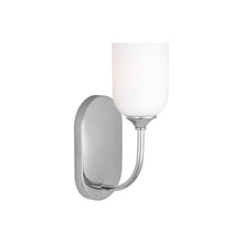 Load image into Gallery viewer, Emile Bath Vanity Light in Chrome (Small/Not Included).
