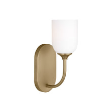Load image into Gallery viewer, Emile Bath Vanity Light in Satin Bronze (Small/Not Included).
