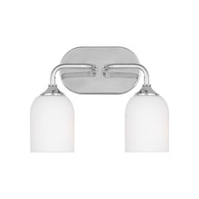 Load image into Gallery viewer, Emile Bath Vanity Light in Chrome (Medium/Not Included).
