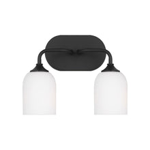 Load image into Gallery viewer, Emile Bath Vanity Light in Midnight Black (Medium/Not Included).
