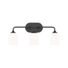 Load image into Gallery viewer, Emile Bath Vanity Light in Midnight Black (Large/Not Included).
